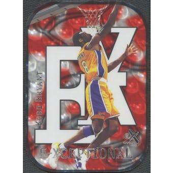 1999/00 E-X #XC10 Kobe Bryant E-Xceptional Red