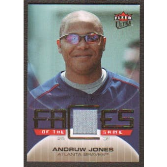 2007 Fleer Ultra Faces of the Game Materials #AJ Andruw Jones
