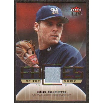 2007 Fleer Ultra Faces of the Game Materials #BS Ben Sheets