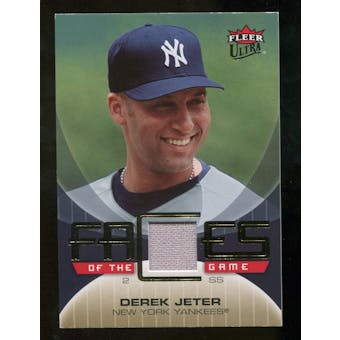 2007 Fleer Ultra Faces of the Game Materials #DJ Derek Jeter