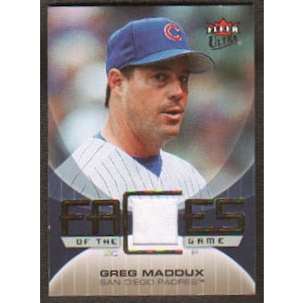2007 Fleer Ultra Faces of the Game Materials #GM Greg Maddux