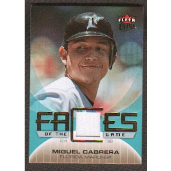 2007 Fleer Ultra Faces of the Game Materials #MC Miguel Cabrera