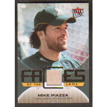2007 Fleer Ultra Faces of the Game Materials #MP Mike Piazza