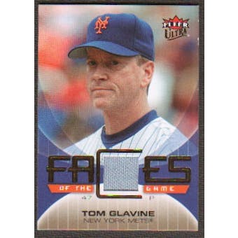 2007 Fleer Ultra Faces of the Game Materials #TG Tom Glavine
