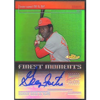 2003 Finest #GF George Foster Finest Moments Refractor Auto