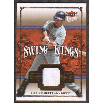2007 Fleer Ultra Swing Kings Materials #CB Carlos Beltran
