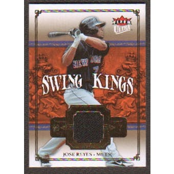 2007 Fleer Ultra Swing Kings Materials #JR Jose Reyes