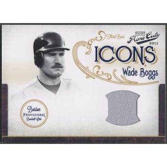 2011 Prime Cuts #16 Wade Boggs Icons Materials Jersey #04/99