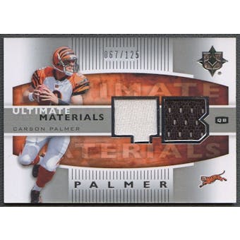 2007 Ultimate Collection #UMCP Carson Palmer Materials Silver Jersey #067/125