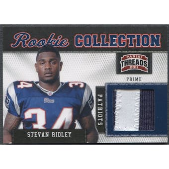 2011 Panini Threads #30 Stevan Ridley Rookie Collection Materials Patch #49/50