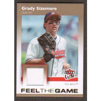 2007 Fleer Ultra Feel the Game Materials #GS Grady Sizemore