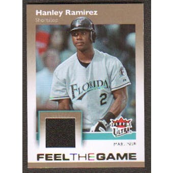2007 Fleer Ultra Feel the Game Materials #HR Hanley Ramirez