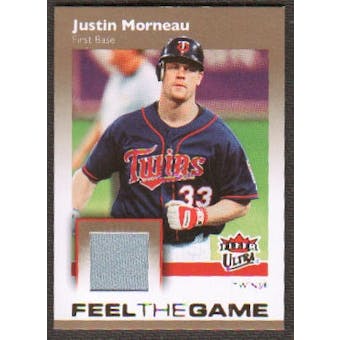 2007 Fleer Ultra Feel the Game Materials #JM Justin Morneau