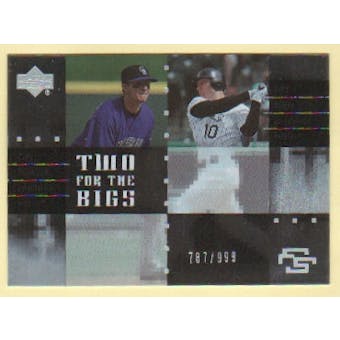 2007 Upper Deck Future Stars Two for the Bigs #BT Troy Tulowitzki Jeff Baker /999