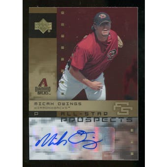 2007 Upper Deck Future Stars All Star Futures Signatures #MO Micah Owings