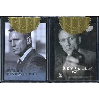 2012 James Bond 50th Anniversary Bond James Bond #B23 Daniel Craig In Skyfall (Issued In 2013 James Bond Skyfa