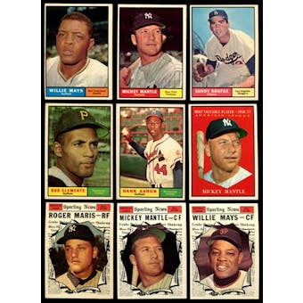 1961 Topps Baseball Near Complete Set (EX+) Set 2