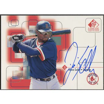 1999 SP Signature #DS Donnie Sadler Auto