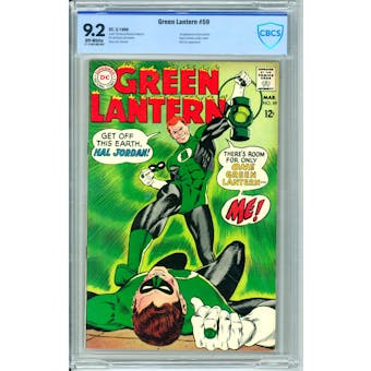 Green Lantern #59 CBCS 9.2 (OW) *17-144D1AB-002*