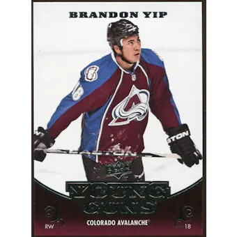2010/11 Upper Deck #217 Brandon Yip YG RC Young Guns Rookie Card