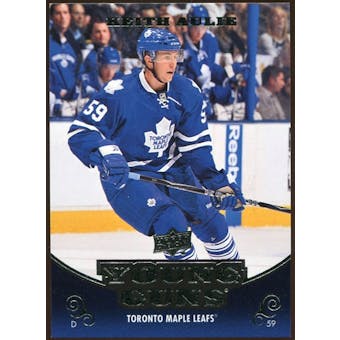 2010/11 Upper Deck #498 Keith Aulie YG RC Young Guns Rookie Card
