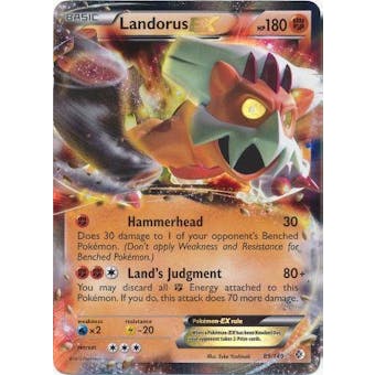 Pokemon Boundaries Crossed Single Landorus ex 89/149 - NEAR MINT (NM)