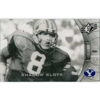 2012 Upper Deck SPx Shadow Slots Pose 4 #SY4 Steve Young