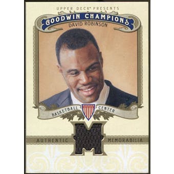 2012 Upper Deck Goodwin Champions Memorabilia #MDR David Robinson F