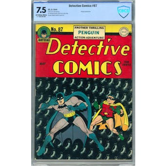 Detective Comics #87 CBCS 7.5 (OW-W) *171A847B4001*