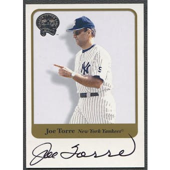 2001 Greats of the Game #86 Joe Torre Auto SP