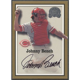 2000 Greats of the Game #4 Johnny Bench Auto SP