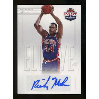 2011/12 Panini Past and Present Elusive Ink Autographs #RM Rick Mahorn Autograph