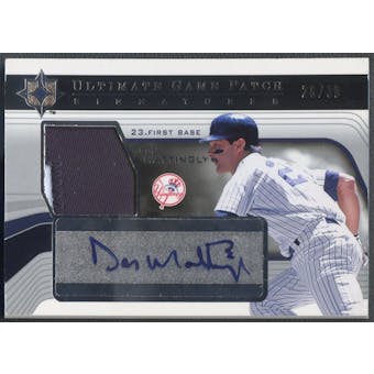 2004 Ultimate Collection #DM Don Mattingly Game Patch Auto #26/30