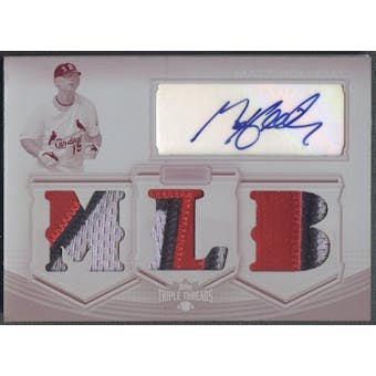 2010 Topps Triple Threads #MH Matt Holliday White Whale Printing Plate Patch Auto #1/1