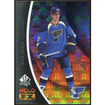 2010/11 Upper Deck SP Authentic Holoview FX #FX12 David Perron
