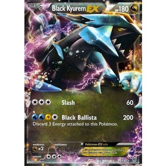 Pokemon Plasma Storm Single Black Kyurem EX 95/135 - NEAR MINT (NM)