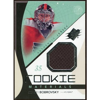 2010/11 Upper Deck SPx Rookie Materials #RMSB Sergei Bobrovsky L1