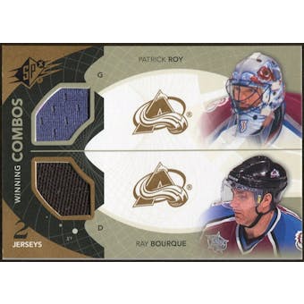 2010/11 Upper Deck SPx Winning Combos #WCRB Ray Bourque/Patrick Roy