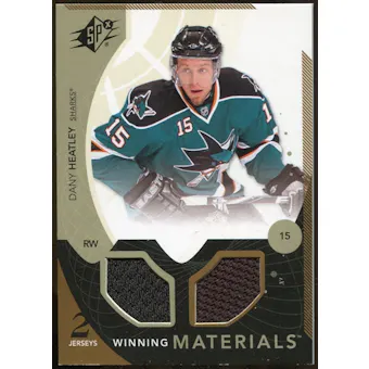 2010/11 Upper Deck SPx Winning Materials #WMDH Dany Heatley