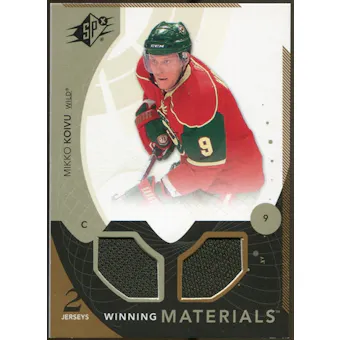 2010/11 Upper Deck SPx Winning Materials #WMMK Mikko Koivu