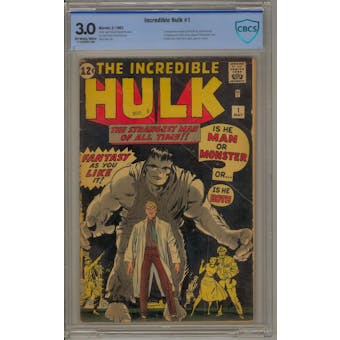 Incredible Hulk #1 CBCS 3.0 (OW-W) *17-2455BE3-008*
