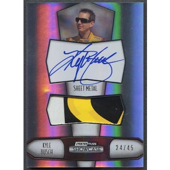 2011 Press Pass Showcase #PPIKYB Kyle Busch Prized Pieces Sheet Metal Ink Auto #24/45