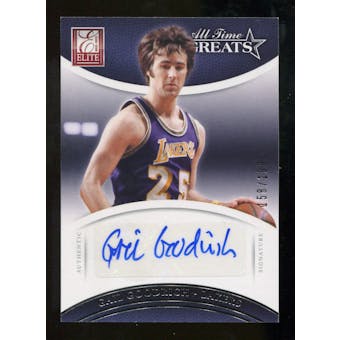 2012/13 Panini Elite All-Time Greats Signatures #13 Gail Goodrich Autograph /199