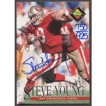 1994 Pro Line Live #132 Steve Young Auto #750/925
