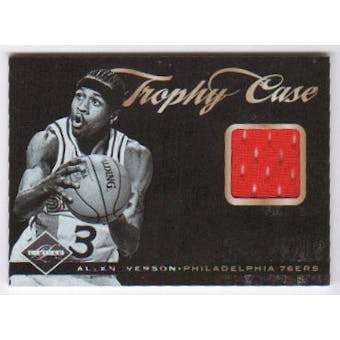 2011/12 Panini Limited Trophy Case Materials #47 Allen Iverson /25
