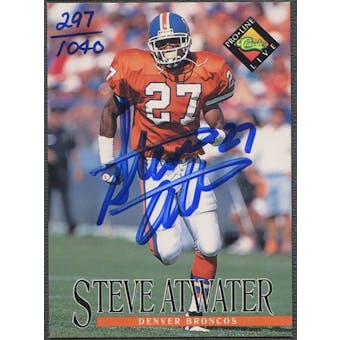 1994 Pro Line Live #4 Steve Atwater Auto #0297/1040