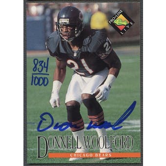 1994 Pro Line Live #130 Donnell Woolford Auto #0834/1000