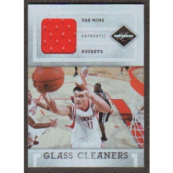 2011/12 Panini Limited Glass Cleaners Materials #15 Yao Ming /99