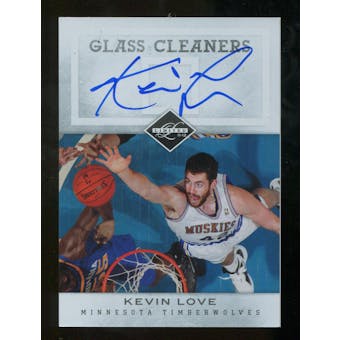 2011/12 Panini Limited Glass Cleaners Signatures #5 Kevin Love Autograph 13/25
