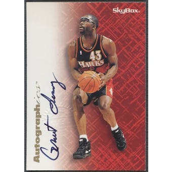 1996/97 SkyBox Premium #41 Grant Long Autographics Auto